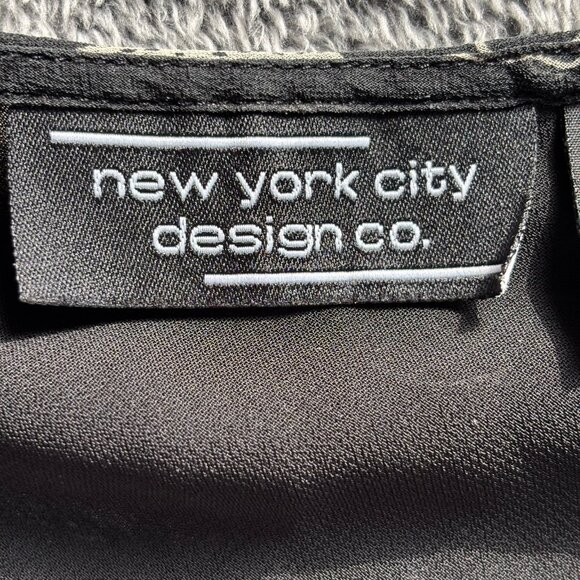 Vtg Nyc Design Women Top Sz XL Floral Silk Sheer Whimsigoth Dark Romantic 18392 - Picture 7 of 13